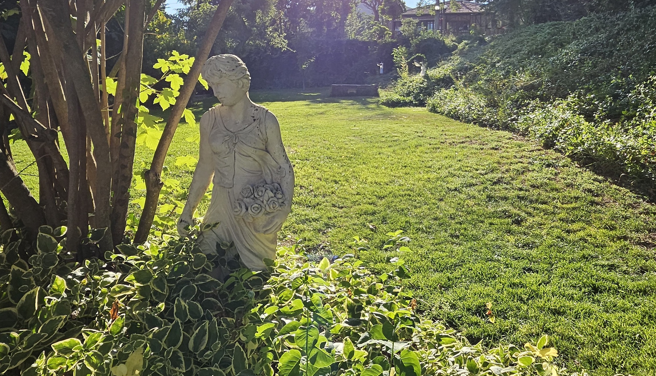 Clean Garden ekibi bahçe bakımı yaparken